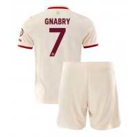 Camisa de time de futebol Bayern Munich Serge Gnabry #7 Replicas 3º Equipamento Infantil 2024-25 Manga Curta (+ Calças curtas)